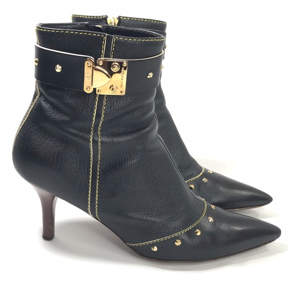 Louis Vuitton Shoes - LOUIS VUITTON • Suhali Studded Boot • Authentic 40